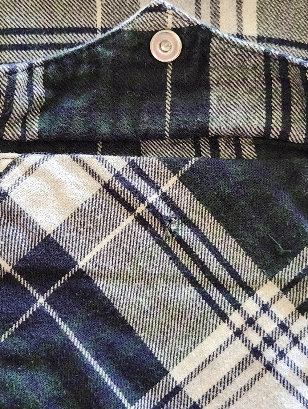 Levi's Men's Black & White Plaid Western Pearl Snap Flannel Shirt Size XXL